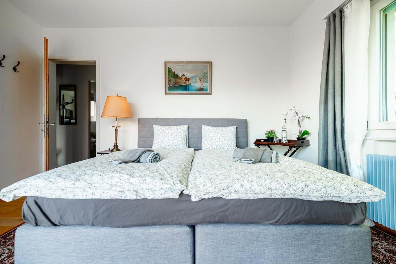 Rooms In Splendid Apartment With Parking-Stunning Lake View Montreux Eksteriør bilde
